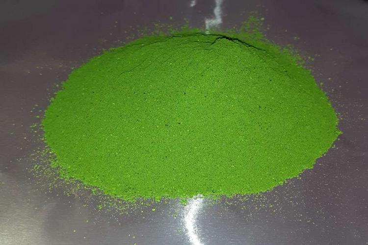 Image showing protein and EPA omega 3 powder from dried green algae